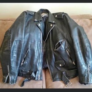 Vintage Leather Biker Jacket